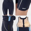 Fila 3132025 Women's Tankini Set, Full Zip Tankini, Top and