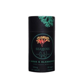 Sea Moss and Bladderwrack Capsules | 500mg Capsules | Made with Wildcrafted Sea Moss from Grenada