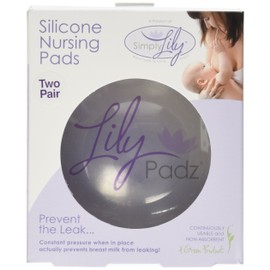 LilyPadz® Reusable Silicone Nursing Pads Double Pair Regular Size