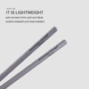 Boundless Voyage Outdoor Titanium Chopsticks Ultralight Square Titanium Chopsticks Lightweight
