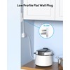TROND Flat Outlet Extender with 6 Inch Cord - ETL