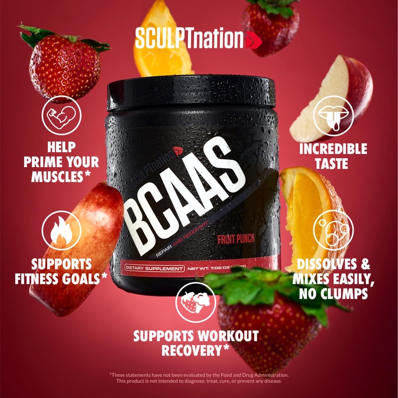 Sculpt Nation by V Shred BCAA Powder - Powerful Amino