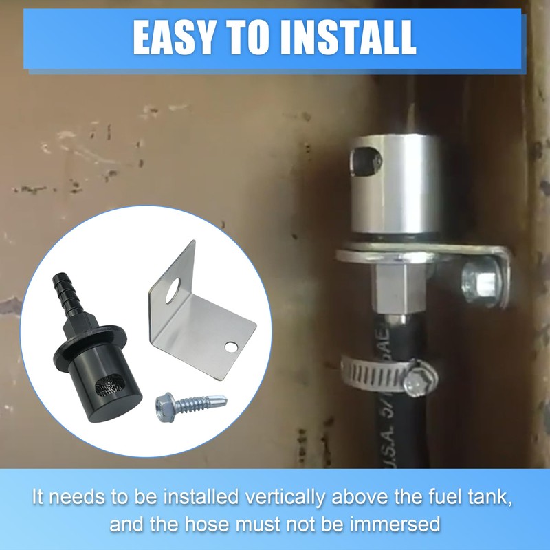 19-174 Fuel Tank Vent Roll Over Valve with Bracket Kit