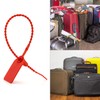 QWORK Plastic Tamper Seals, 100Pcs Tamper Self-Locking Security Zip Tie,
