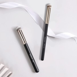 ENERGY ENERGY Foundation Brushes Set Professional Under Eye Concealer Brushes Perfect For Blending Liquid Cream or Flawless Powder Cosmetics Buffing Stippling Concealer Premium Synthetic Bristles