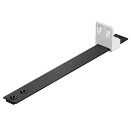 Gedotec Refrigerator Hinge Door Hinge for Built-in Refrigerators Behind Doors Plastic Black White Made in Germany 1 Piece Furniture Hinge Including Mounting Material