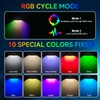 Solar Powered Color Changing LED Light Waterproof Outdoor 10 Modes
