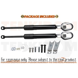 TENKIDOM Pickup Tailgate Assists Compatible with Nissan Frontier EZ D40 Tailgate EZ Down 2005-2021 Shock Lift Supports Rear Gas Dampers Springs Kit No-Drill Bolt-on