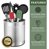 Bartnelli Extra Large Stainless Steel Kitchen Utensil Holder - 360°