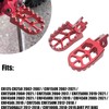 Adsspro Motorcycle CNC Foot Pegs Rests Footpegs For CR125 CR250