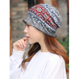 Nanwansu Chemo Caps for Women Slouchy Beanies Sleep Hats 3 Pack d