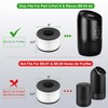 3 Pack BS-03 H13 True HEPA Replacement Filter for PARTU