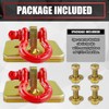 VIAGL 2pcs Bolt on Tractor Bucket Grab Clevis Mount Hooks