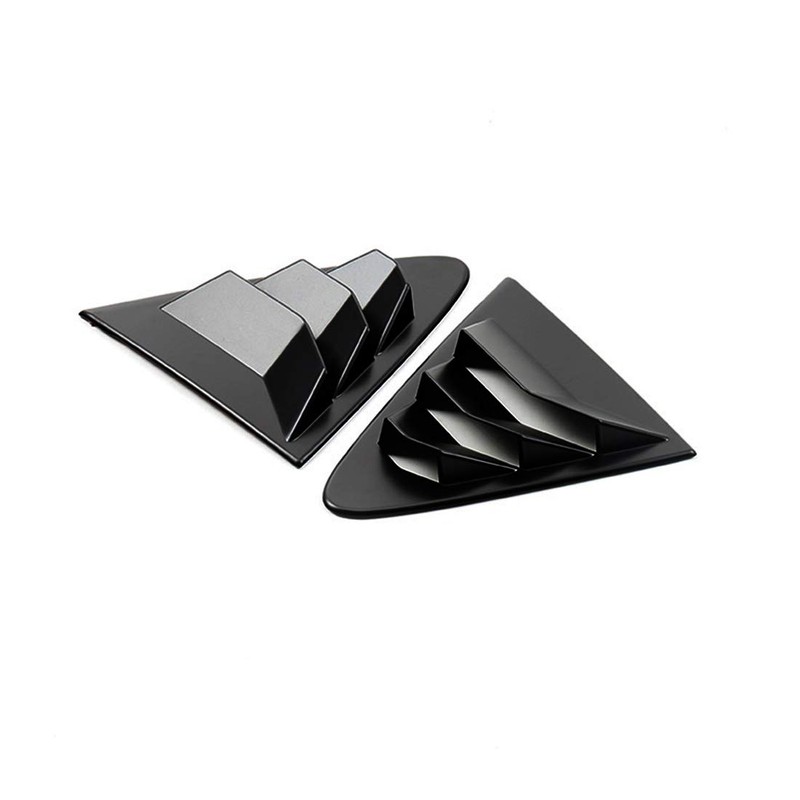 ruihe 2pc Rear Quarter Panel Window Side Louvers Vent Fit