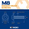 (Pack of 8) M8 x 60 mm Rounded Head Screws
