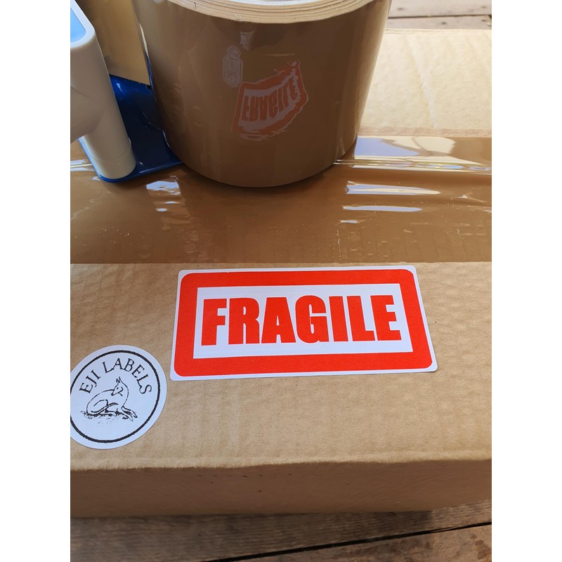 Large Fragile Stickers. 64 Large Fragile Labels. 4 x 2"