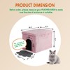 MEEXPAWS Cat Litter Box Enclosure Furniture Hidden Large, Lift Design