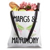 Margs and Matrimony Bachelorette Decor,Margs and Matrimony Tote Bag
