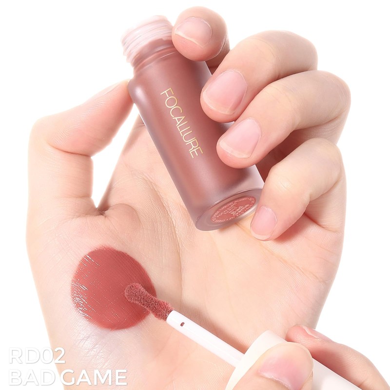 FOCALLURE Silky Cream Liquid Blush,Leaving a Matte Dewy Makeup Look,Easy