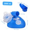 BIUDECO Portable Female Urinal Bottle with Integrated Handle and Threaded
