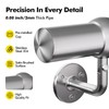 Stair Handrail Kit,3FT Heavy Duty Wall Mounted Railing System 304