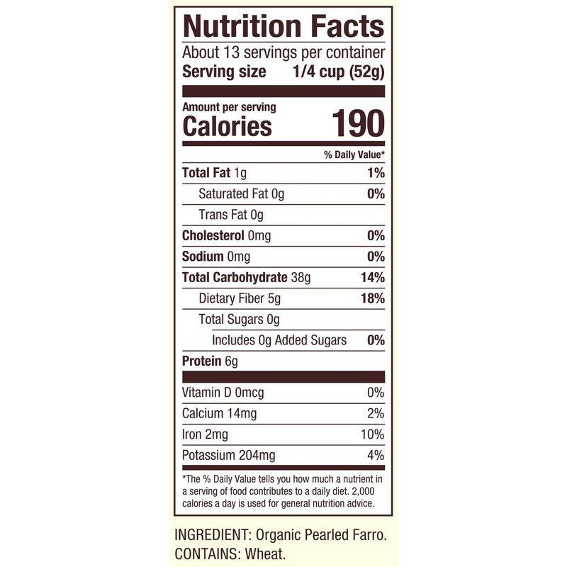 Bob's Red Mill Organic Farro Grain, 24oz (Pack of 4)