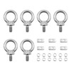 VOANZO 6 Pack Stainless Steel Kayak Rail Bracket for Fixing