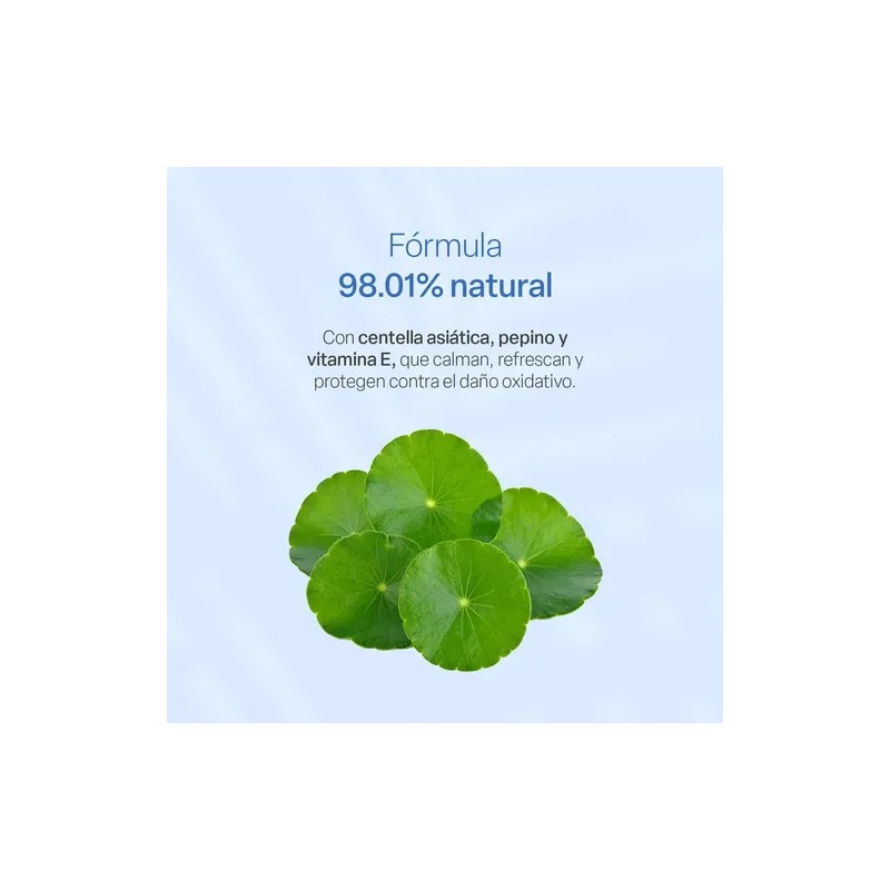 Crema Humectante Facial, Piel Grasa Y Mixta, Con Centella Asiática,