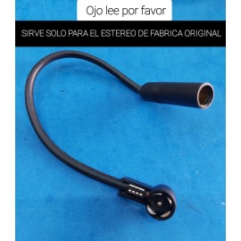 Adaptador Antena Estereo Original Pointer 1998 A 2010 Negro