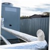 LALAFINA Outdoor PVC Windproof Ventilation Cap for Kitchen Exhaust Durable
