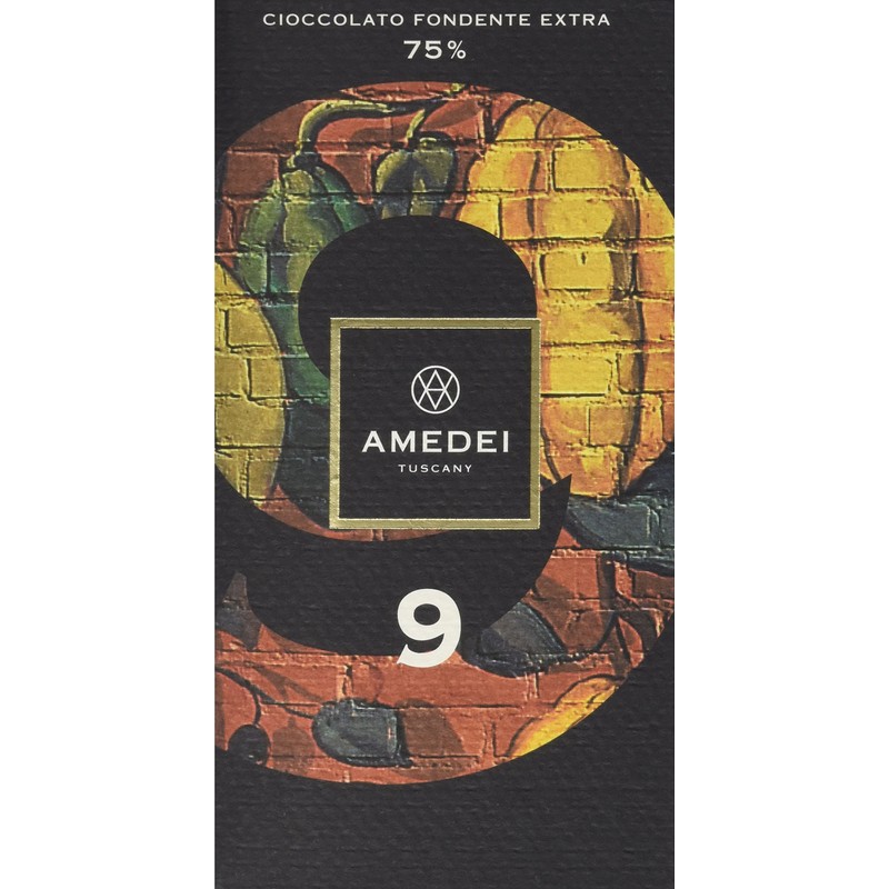 Amedei Signature '9' Blend Dark Chocolate Bar, 75% Cocoa