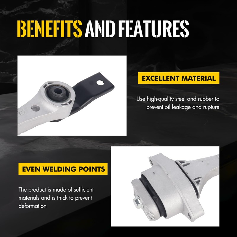 KUSATEC 3PCS Engine Motor Mount & Transsmission Mount Set Compatible