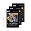Jack Richeson Grey Matters Disposable Paper Palette 6” x 9”,