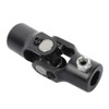 ROADFAR Steering Shaft U-joint 13/16"-36 Spline * 3/4" DD Black