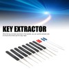 12 Pcs Broken Key Puller Set, 0.2-0.4mm Tap Puller Set,