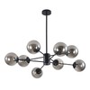 KCO Lighting Modern Glass Globe Sputnik Chandelier 8-Light Mid Century