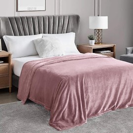 Home Must Haves Ultra Soft Plush Warm Cozy Lightweight Fleece Microfiber Bed Throw Blanket