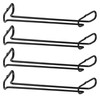 Milkary 4 Pack Steamware Wine Glass Hanging Rack, Metal Stemware