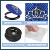 TUCKBOLD Crown Pattern Bling Car Start Stop Engine Button Cover