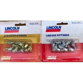 Lincoln 1/4"-28 Taper Thread Grease Fittings 45dg Angle, 5291 (Lot of 20)