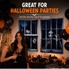 2Pcs Halloween Ghost Window Curtain Cover, Scary Halloween Decorations