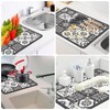Avvrel Draining Mat, Super Absorbent Dish Drying Mat, Quick Dry
