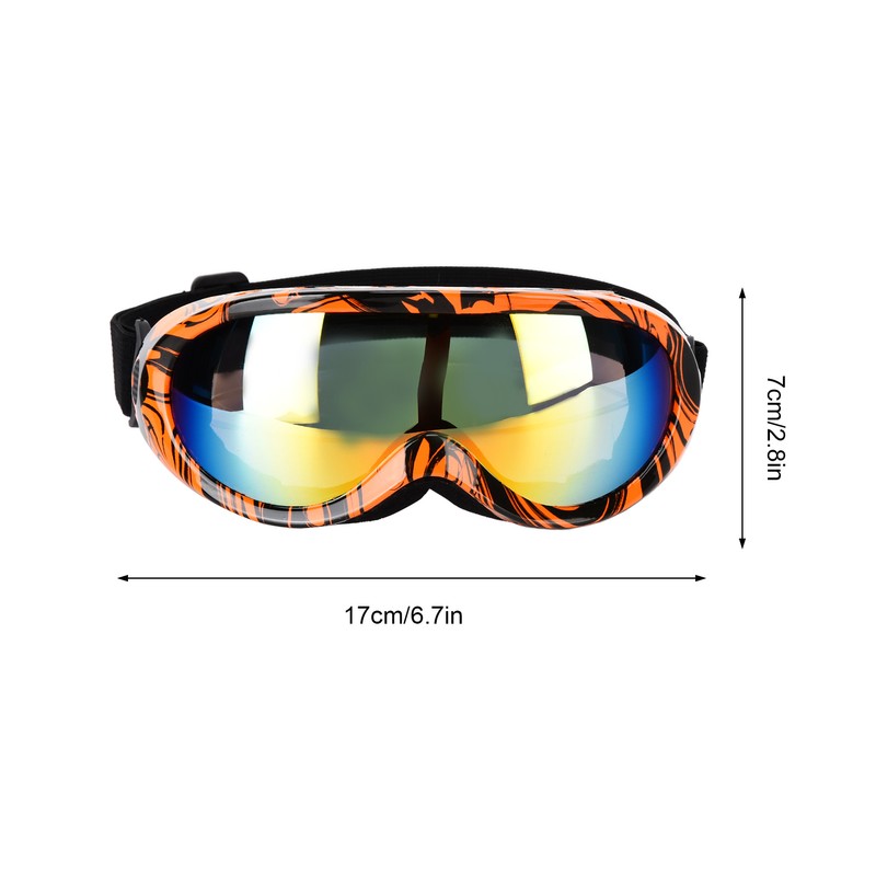 Single Layer Professional Ski Goggles Windproof Outdoor Riding UV Protection