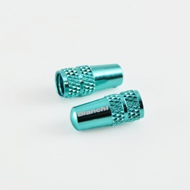 Bianchi JPPVCUEC Celeste Valve Cap, Alloy