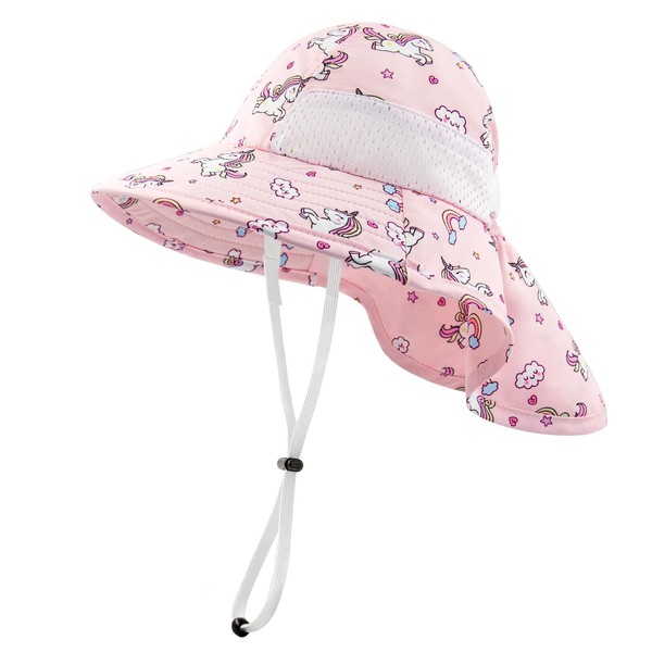 SEYUFN Baby Sun Hat Girls Boys Neck Cap Child Protection