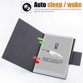 BOZHUORUI Magnetic Case for 10.65" iFLYTEK AINOTE 2,Dark Blue