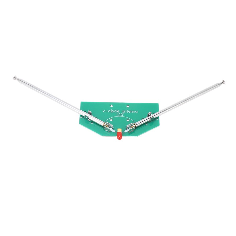 V Dipole Antenna SMA Female Interface Telescopic Antenna 78M‑415MHz FM