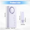 Freezer Door Alarm When Left Open, 2Pcs Safety Window Alarm,