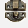 30PCS Iron Box Latch,Toggle Catch Latch Clasp,Antique Brass Decorative Hasp,Jewelry