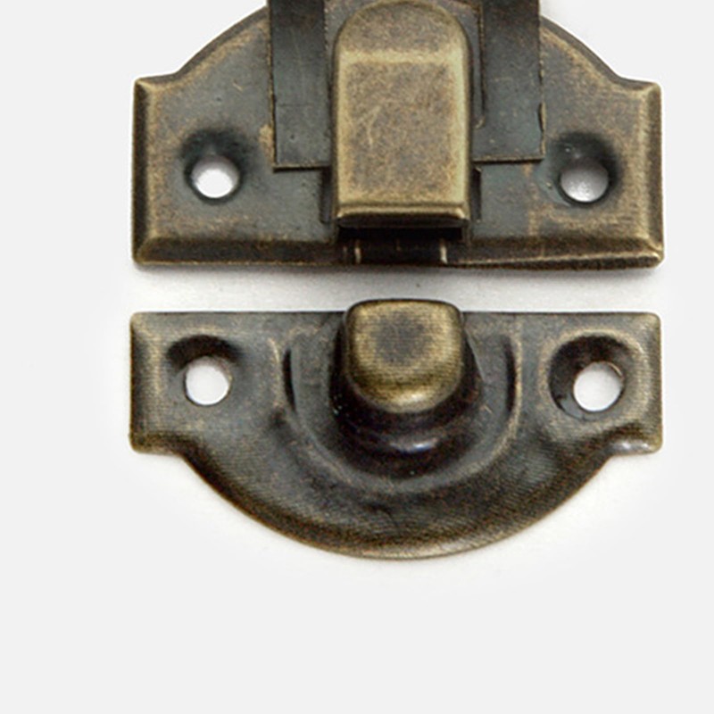 30PCS Iron Box Latch,Toggle Catch Latch Clasp,Antique Brass Decorative Hasp,Jewelry